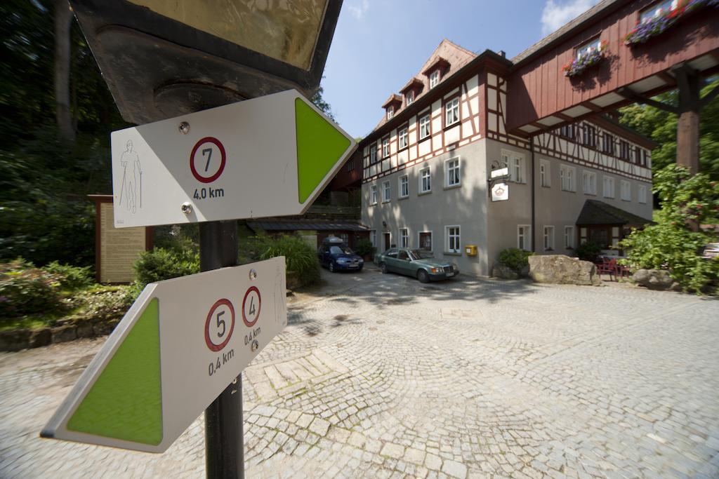 Waldgasthof Wildbad Burgbernheim エクステリア 写真